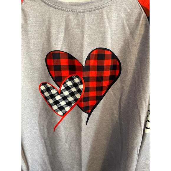 Buffalo Plaid Striped Raglan Shirt Size XL New Without Tags - Picture 4 of 6